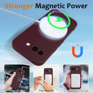 RUBBER MAGSAFE Silikónový kryt pre Google Pixel 10a PLUM