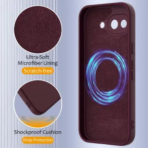 RUBBER MAGSAFE Silikónový kryt pre Google Pixel 10a PLUM