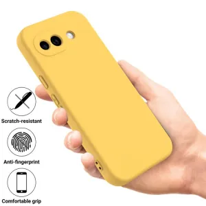 RUBBER Ochranný obal pre Google Pixel 10a žltý