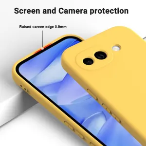 RUBBER Ochranný obal pre Google Pixel 10a žltý