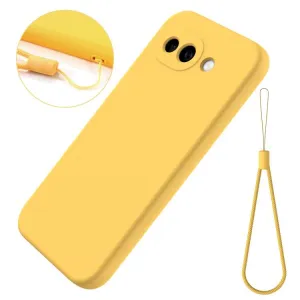 RUBBER Ochranný obal pre Google Pixel 10a žltý