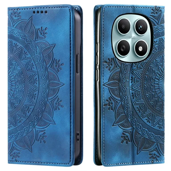 ART MANDALA Peňaženkový obal pre Xiaomi Redmi Note 15 modrý