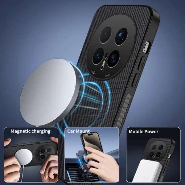 CARBON MAGSAFE Ochranný obal pre Honor Magic8 Pro šedý