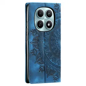 ART MANDALA Peňaženkový obal pre Xiaomi Redmi Note 15 modrý
