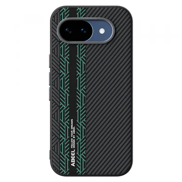 ABEEL RELIEF Ochranný obal pre Google Pixel 10a BLACK-GREEN