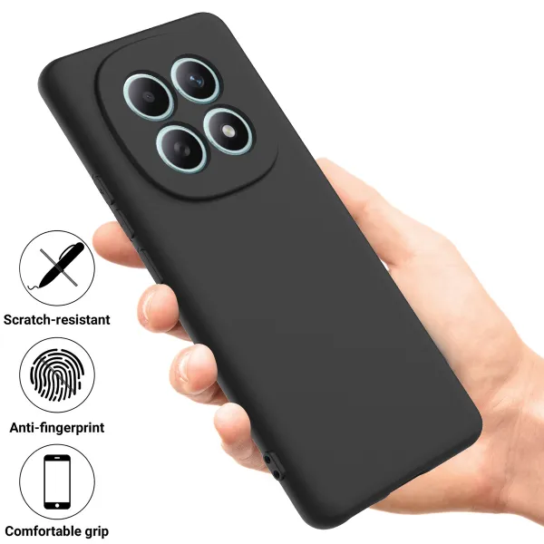 RUBBER Ochranný obal pre Xiaomi Redmi Note 15 čierny