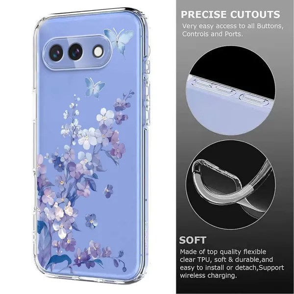 ART TPU Ochranný obal pre Google Pixel 10a VIOLET