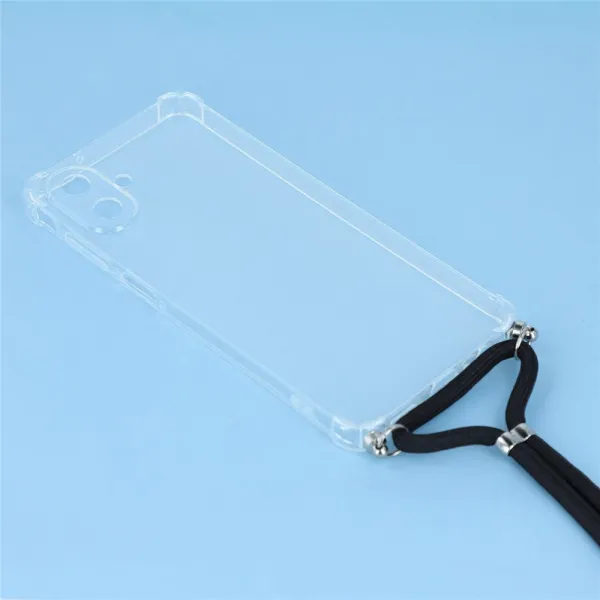 TRANSPARENT ROPE Kryt so šnúrkou Samsung Galaxy A07 priehľadný