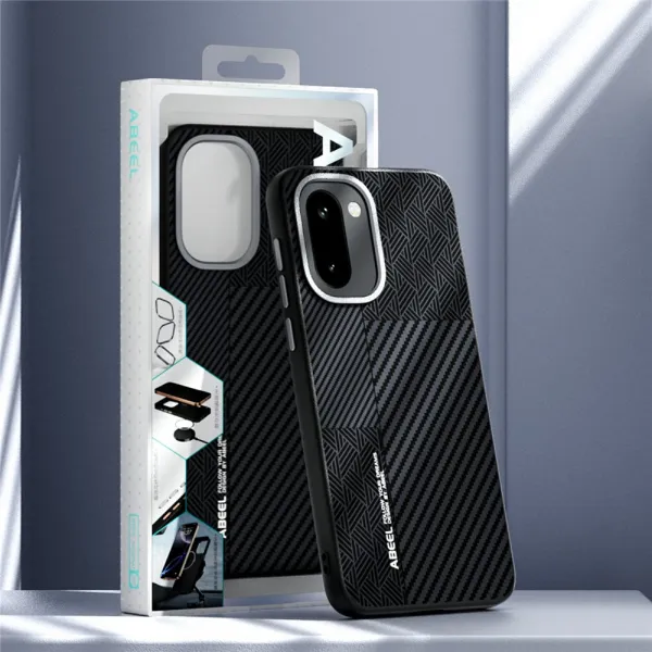 ABEEL RELIEF Ochranný obal pre OnePlus 15R BLACK-GREEN