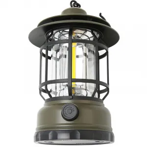 Svietidlo camping ACCU 10W 800lm CAMPING LAMP L-27 GREEN