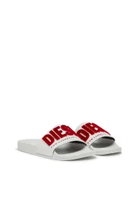 Šľapky Diesel Mayemi Sa-Mayemi Flock W Sandals White/Red