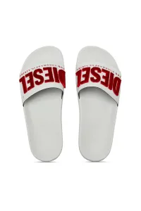 Šľapky Diesel Mayemi Sa-Mayemi Flock W Sandals White/Red