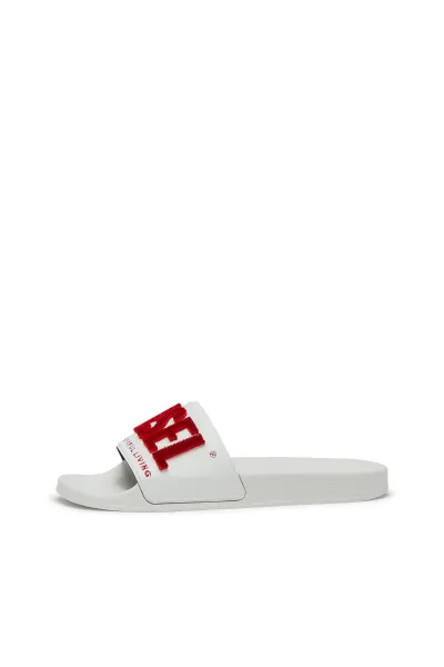 Šľapky Diesel Mayemi Sa-Mayemi Flock W Sandals White/Red