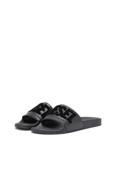 Šľapky Diesel Mayemi Sa-Mayemi Flock W Sandals Black