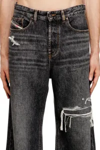 Džínsy Diesel D-Rise Trousers Black/Denim