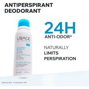 Uriage Hygiène Fresh Deodorant dezodorant v spreji s 24hodinovou ochranou 125 ml