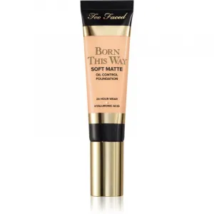 Too Faced Born This Way Soft Matte Foundation zmatňujúci make-up odtieň Almond 30 ml