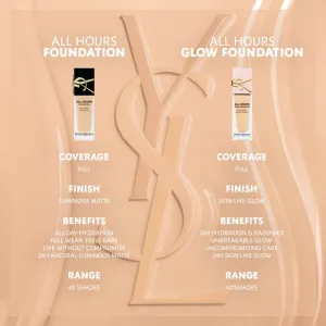 Yves Saint Laurent All Hours Glow Foundation dlhotrvajúci make-up odtieň MW8 25 ml