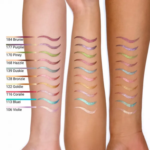 Notino Lifeproof Multichrome Soft Gel Eye Pencil vodeodolná ceruzka na oči s multichromatickým efektom 128 Bronzie 1.3 g