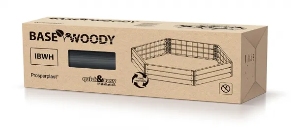Prosperplast Vyvýšený záhon BOS WADY 148 cm hnedý
