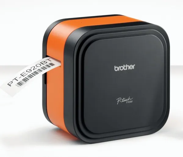 BROTHER tiskárna štítků PT-E920BTZ - až 36mm, pásky, mobilní, Tiskárna Štítků pro průmysl a elekto