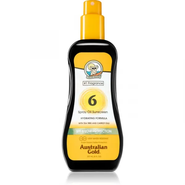 Australian Gold Spray Oil Sunscreen telový olej v spreji proti slnečnému žiareniu SPF 6 237 ml