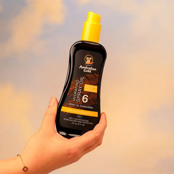 Australian Gold Spray Oil Sunscreen telový olej v spreji proti slnečnému žiareniu SPF 6 237 ml