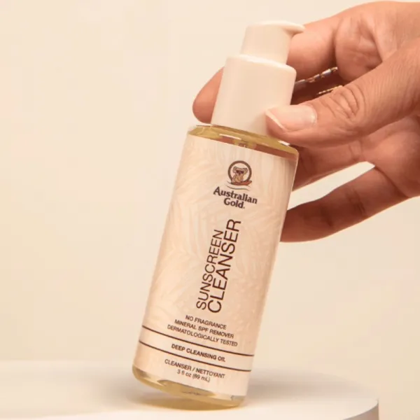 Australian Gold Sunscreen Cleanser odličovač na tvár 89 ml