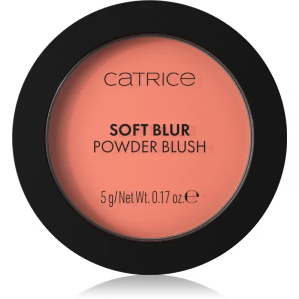 Catrice Soft Blur Powder Brush púdrová lícenka s matným efektom odtieň 010 Lychee Lush 5 g