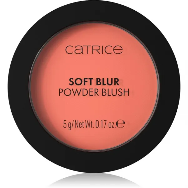 Catrice Soft Blur Powder Brush púdrová lícenka s matným efektom odtieň 020 Coral Cloud 5 g