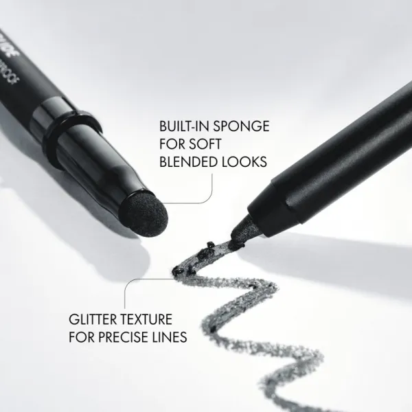 Catrice Jewel Glide Effect Eye Pencil vodeodolná ceruzka na oči pre trblietavý lesk odtieň 010 Black Diamond 1.5 g