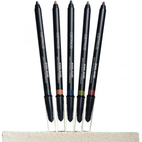 Catrice Jewel Glide Effect Eye Pencil vodeodolná ceruzka na oči pre trblietavý lesk odtieň 010 Black Diamond 1.5 g
