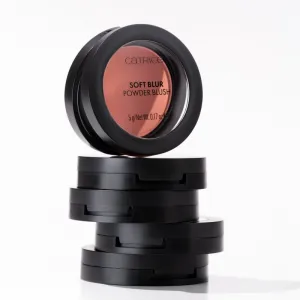 Catrice Soft Blur Powder Brush púdrová lícenka s matným efektom odtieň 010 Lychee Lush 5 g