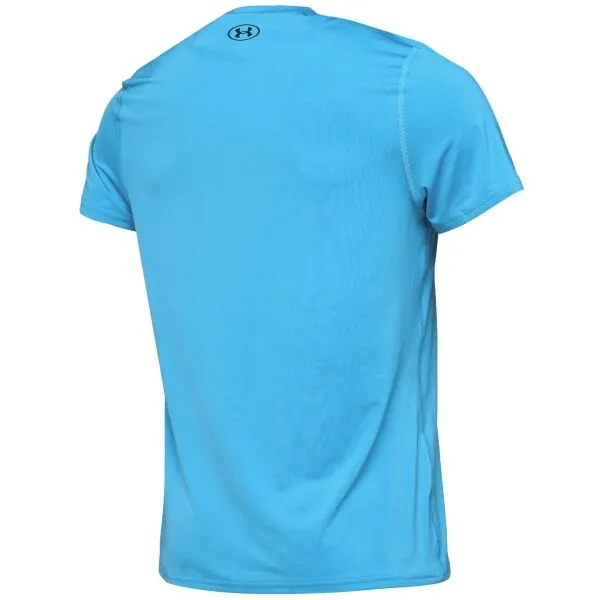 Under Armour HEATGEAR FITTED Pánske tričko, modrá, veľkosť L