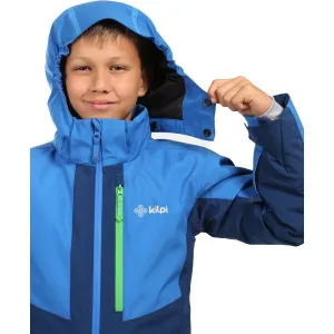 KILPI DENVER Chlapčenská lyžiarska bunda, tmavo modrá, veľkosť