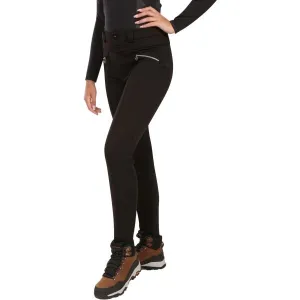 KILPI MAURA Dámske lyžiarske softshellové nohavice, čierna, veľkosť
