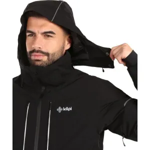 KILPI TONNSI Pánska lyžiarska bunda, čierna, veľkosť