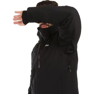 KILPI TONNSI Pánska lyžiarska bunda, čierna, veľkosť