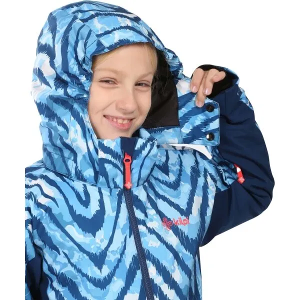 KILPI SAMARA Dievčenská lyžiarska bunda, tmavo modrá, veľkosť
