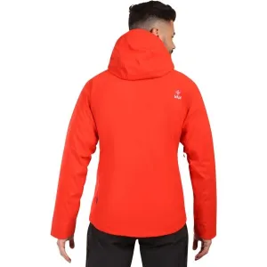 KILPI TRINITY Pánska hardshellová bunda, červená, veľkosť XXXL