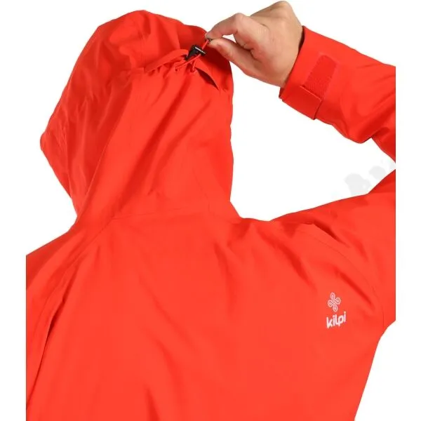 KILPI TRINITY Pánska hardshellová bunda, červená, veľkosť XXXL