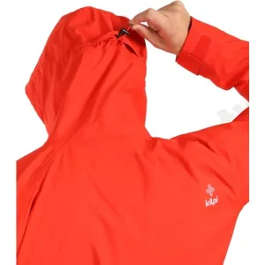 KILPI TRINITY Pánska hardshellová bunda, červená, veľkosť XXXL
