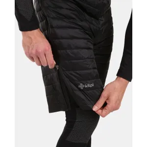 KILPI FANCY Pánske zateplené krátke nohavice, čierna, veľkosť