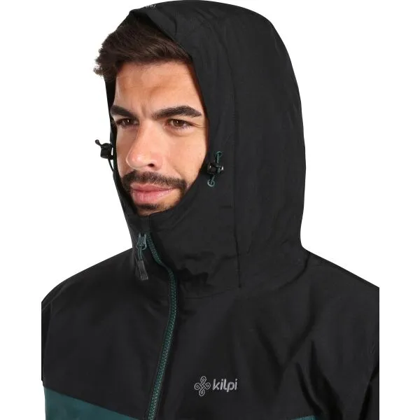 KILPI FLIP Pánska lyžiarska bunda, tmavo zelená, veľkosť