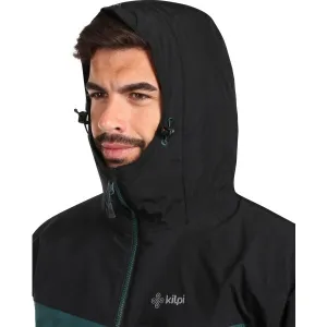 KILPI FLIP Pánska lyžiarska bunda, tmavo zelená, veľkosť