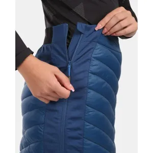 KILPI TANY Dámska zateplená sukňa, tmavo modrá, veľkosť