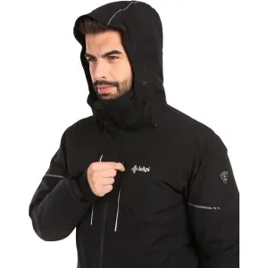 KILPI TONNSI Pánska lyžiarska bunda, čierna, veľkosť