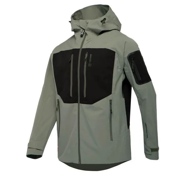 TENSON TXLITE SHELL Pánska outdoorová bunda, sivá, veľkosť