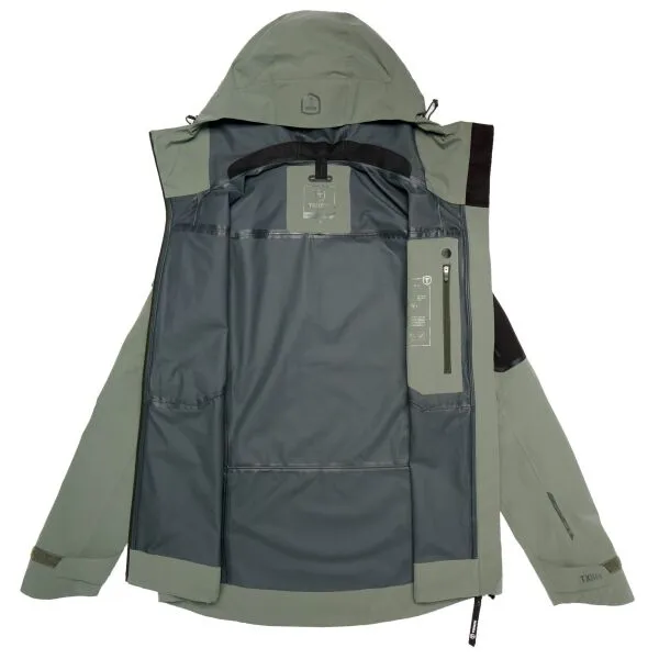 TENSON TXLITE SHELL Pánska outdoorová bunda, sivá, veľkosť