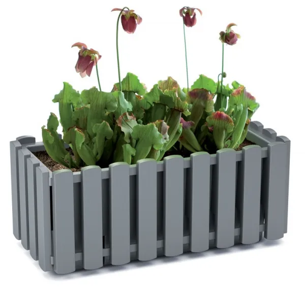 Prosperplast Truhlík DOREEN antracit, variant 38 cm